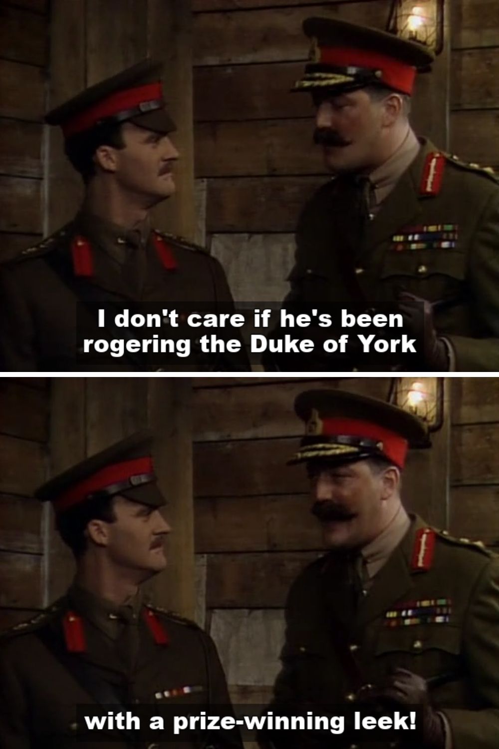 The Best General Melchett Line... Ever? | Best Blackadder Quotes