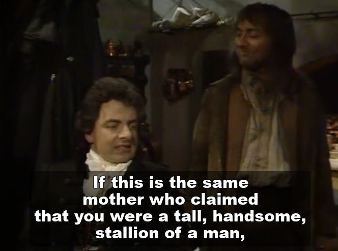 Quote from Blackadder Dual and Duality