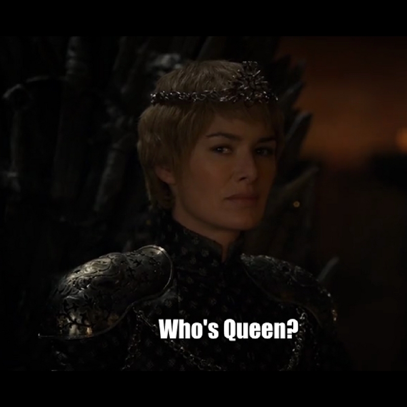 Who's Queen? A Game of Adders Black