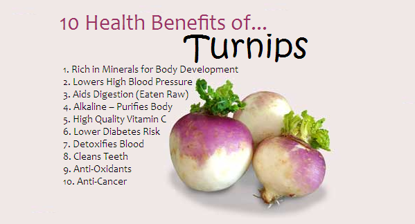 The health benefits of turnips
